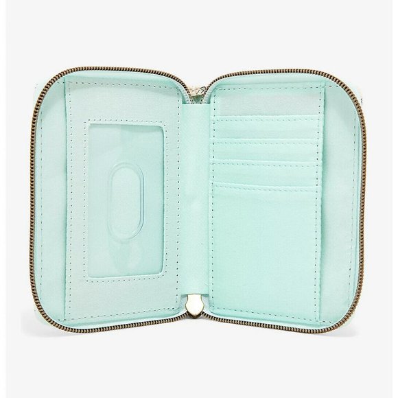 Loungefly Disney Princess Wallet Princesses Icons Symbols Pattern Zip Wallet - Picture 3 of 3